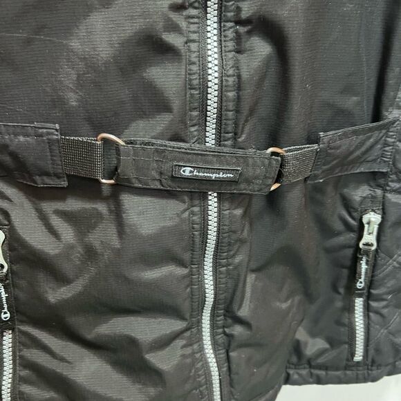 Vintage Champion Black Jacket Size Large - Picture 6 of 14